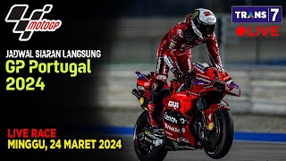 JADWAL SIARAN LANGSUNG RACE MOTO GP PORTUGAL SERI 2 HARI INI LIVE TRANS 7