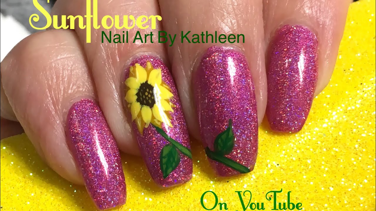 Sunflower Nail Art Decals - wide 8