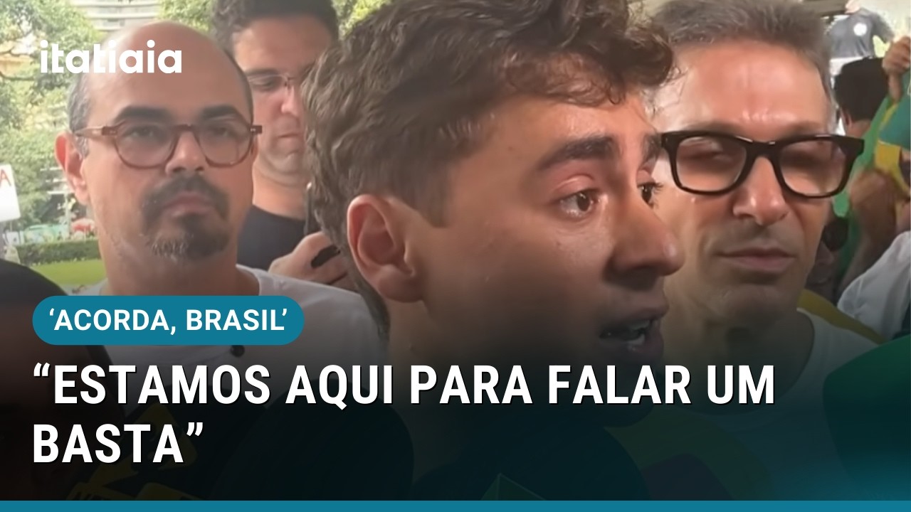 NIKOLAS DESCARTA QUE ATO SEJA SOMENTE ELEITORAL: “HOJE ESTAMOS FALANDO SOBRE CAUSAS”