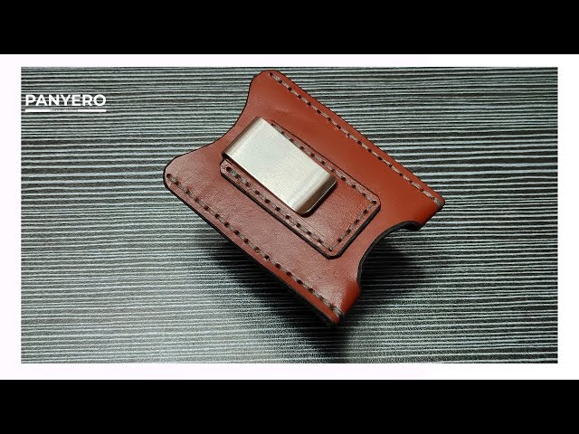 How to Make a Leather Money Clip Wallet 