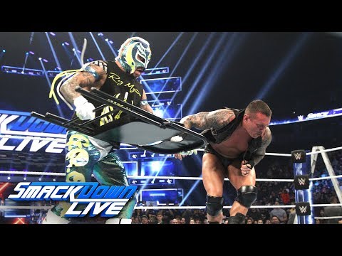 Rey Mysterio attacks Randy Orton with a chair: SmackDown LIVE, Dec. 11, 2018