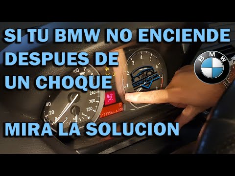 Si tu BMW no enciende despues de un choque, este video te interesa, facil solución