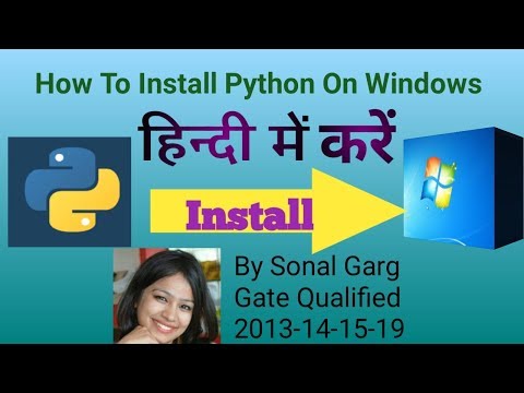 How to Download and Install Python 3.7.4 on Windows 7 | Hindi | Installation of Python on windows