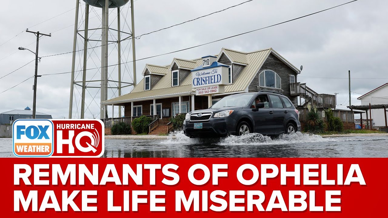 Remnants Of Ophelia Continue to Bring Gusty Winds, Coastal Flood Threat ...