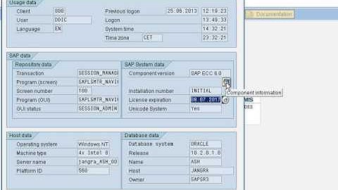 How to check the SAP IDES licence expiry date of SAP IDES after installation.