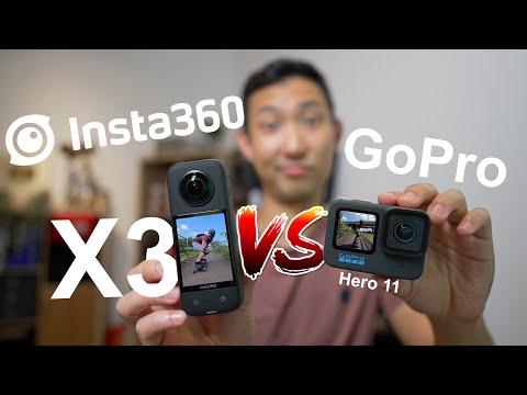 不用考慮! 極限運動愛好者就買這一台!? Insta360 X3 VS GoPro Hero 11!!【劉沛開箱】