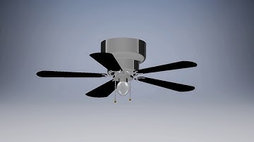 Ceiling Fan CAD Animation