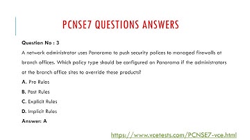 New PCNSE7 VCE Questions Answers - PCNSE7 Practice Test Dumps