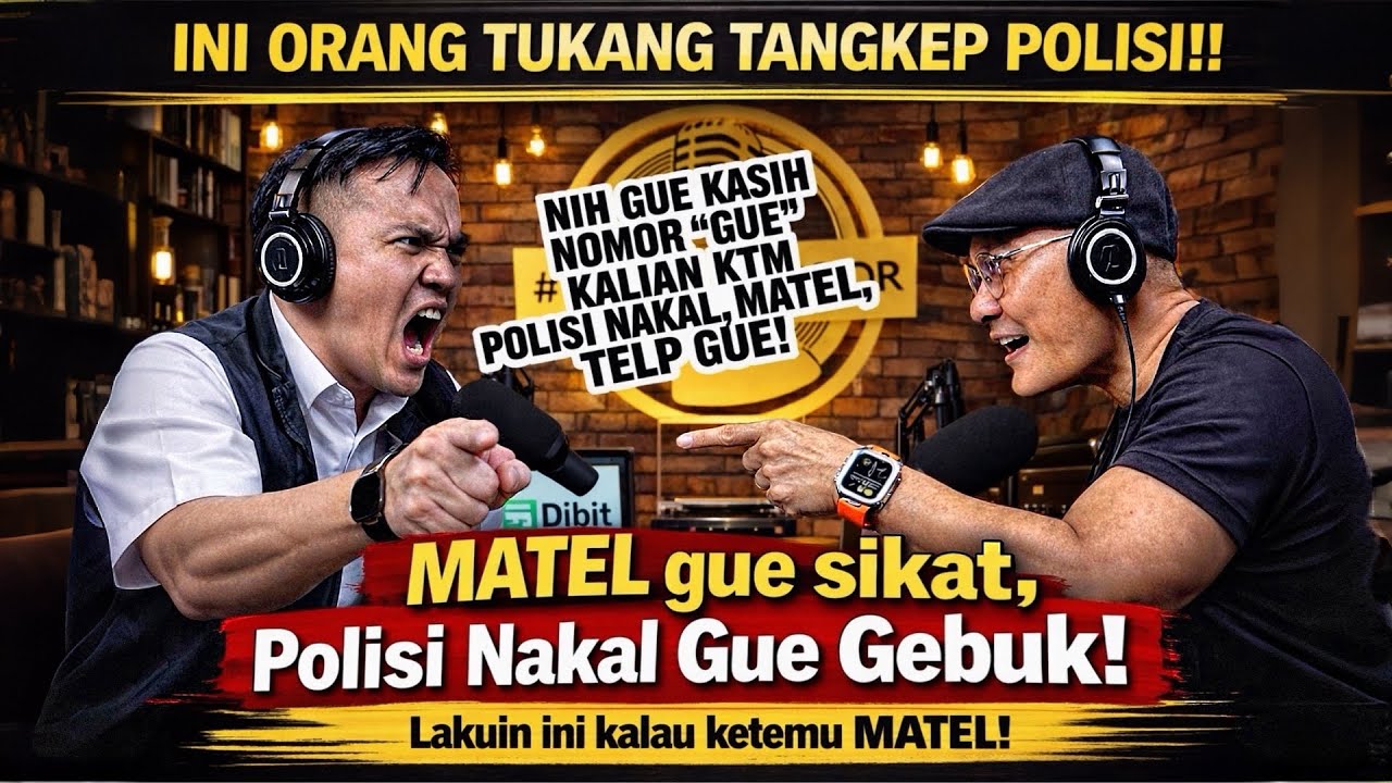 ADA MASALAH SAMA POLISI⁉️ MATEL‼️LANGSUNG TELP!! NIH ORANG BAHAYA 😡 SEMUA DISIKAT!! 