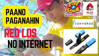 Troubleshooting Surf2Sawa Internet LOS Red Light