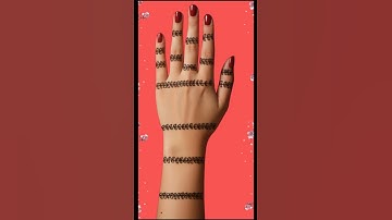 Trick Mehndi Designs For Hands | Hathon Ki Mehandi | Simple Mehndi Design | Mehandi Ka Design