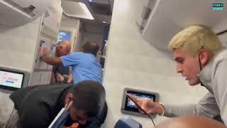 WATCH: 2nd video gives a closer look on how Delta Airlines Flight Passengers overpower a suspect.