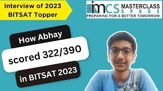 BITSAT 2023 Topper (322/390)| Masterclass Space BITSAT Test Series 2024 screenshot 4