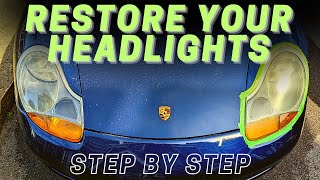 How To Restore Headlights - wet sanding and ceramic coating