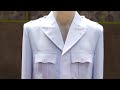 How to cut  PNP white duck uniform