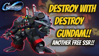 DESTROY YOUR ENEMIES WITH DESTROY GUNDAM! ANOTHER FREE UNIT! SD Gundam G Generation Eternal