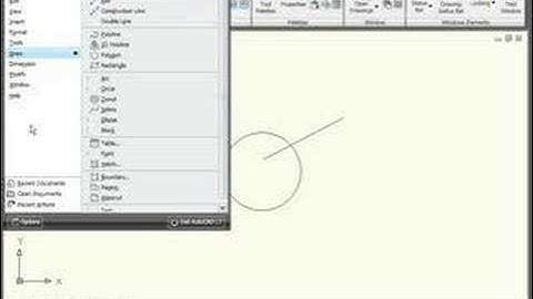 AutoCAD LT 2009 Demo -- Part 1: The Menu Browser
