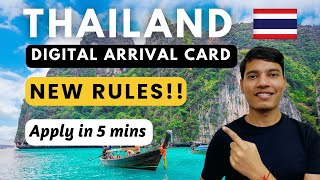 How To Apply Thailand Digital Arrival Card Step By Step Process