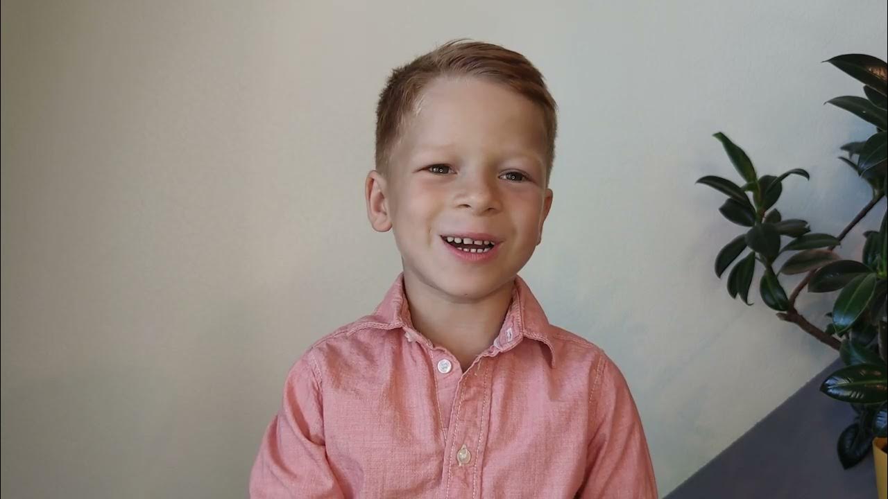 Визитка интервью. Сошин Алексей, 7 лет, рост 120 (май 2024г) - YouTube