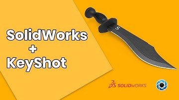 How to design a knife in Solidworks and render in Keyshot Sinhala