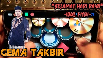 GEMA TAKBIR - ALM. UST. JEFRI | REALDRUM COVER