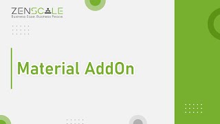 Material AddOn | Zenscale