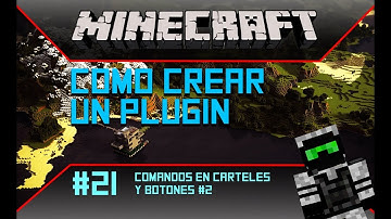 Como CREAR un PLUGIN de Minecraft - Comandos en Carteles y Botones #2 - Parte 21