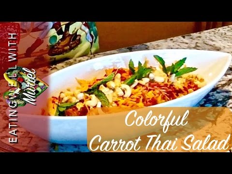 Colorful Carrot Thai Salad Colorful Carrot Thai Salad