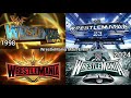 All of wrestlemania main event match card complition 19982024