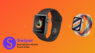 How to use Swiper JS | Most Modern Mobile Touch Slider | HTML CSS & JS | In hindi I WebEnTricks
