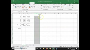How to calculate sample variance and standard deviation in excel