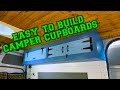 HOW TO build overhead upper cabinets for your RV campervan conversion