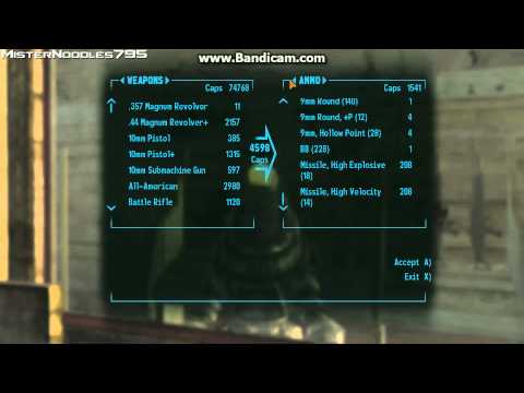 Come ottenere Caps Facile, munizioni, armature, Mods, ecc in Fallout: New Vegas (Exploit)
