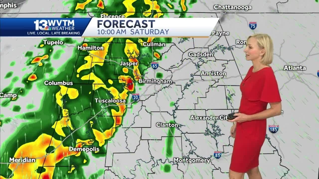 One more dry day before showers arriving over the weekend - YouTube