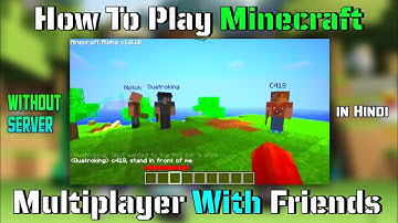 How To Play Minecraft Pe Multiplayer With Friends Without Any App | Using Internet On Android