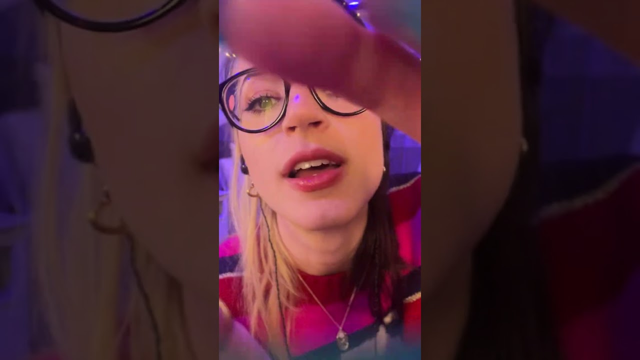 You have an eyelash in your eye!! #asmr #shorts