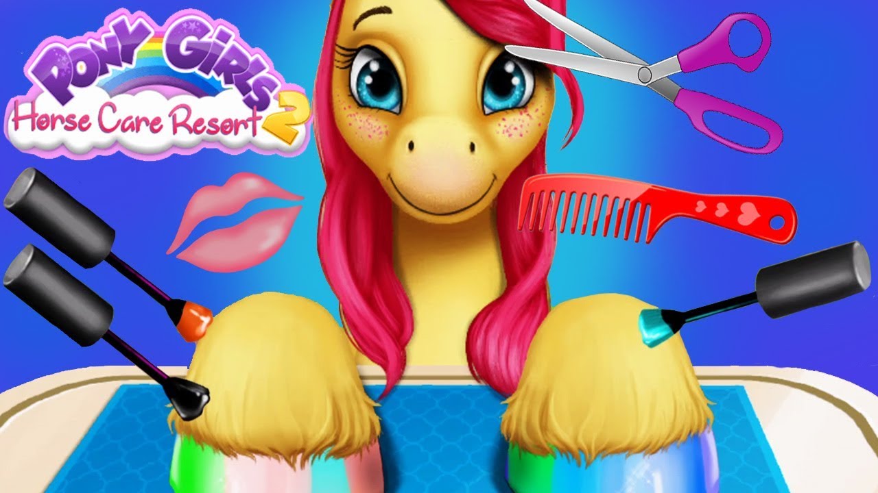 Fun Horse Care Games Animal Hair Salon Pony Girls Resort Makeover