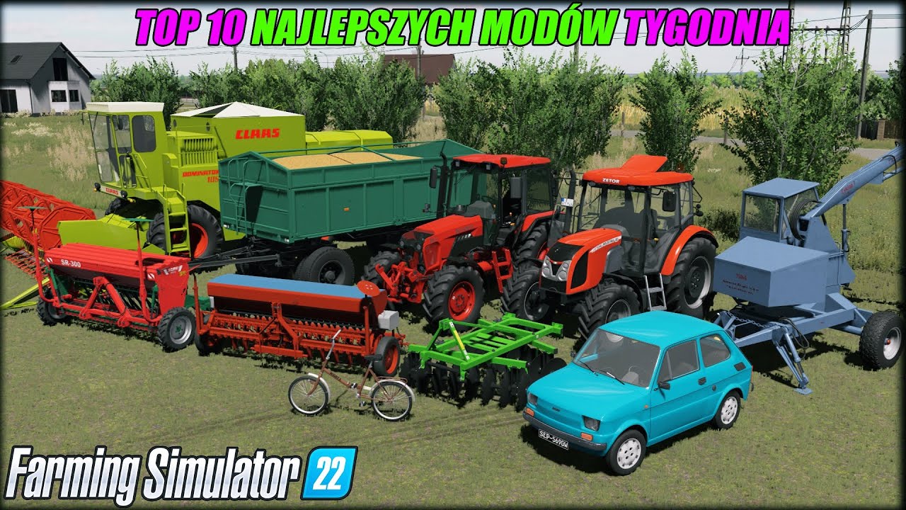 TOP 10 NAJLEPSZYCH MODÓW TYGODNIA ⭐ FS 22 #50 *Piękny Maluch, Cyklop, Paczka Zetorów, Wigry 3*