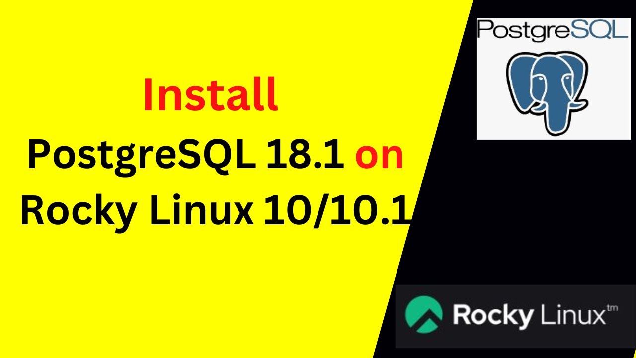 Пошаговое руководство по установке и настройке PostgreSQL 18.1 на Rocky Linux 10.1/10
