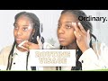 Routine visage avec the ordinary