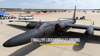 Finally!! Lockheed U-2 Landing | Unveiling America’s High-Altitude Spy Plane & Recon Power