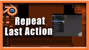 Blender Tutorial: How To Repeat Last Action In Blender