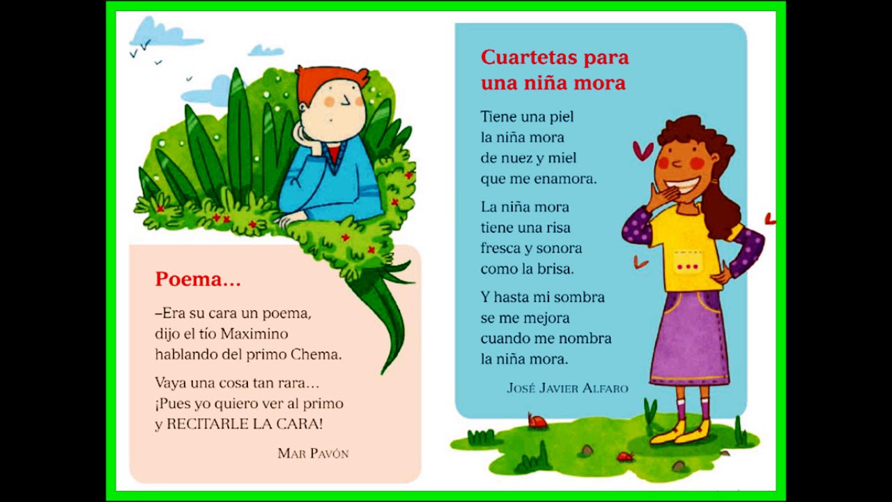 Lectura de las poesías: "Poema" - "Cuartetas para una niña m...