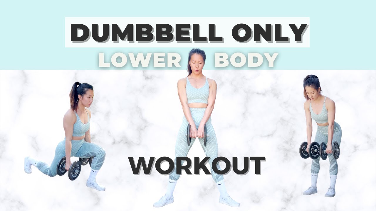 15 MINUTE Dumbbell Only Leg Workout at Home | Follow Along - YouTube