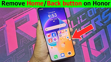 Honor back button on screen