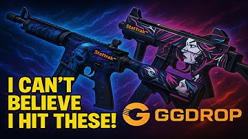 CS2 Case Opening | I Got StatTrak M4A4 Desolate Space and Neo-Noir Skins at GGDrop