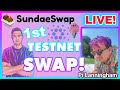 Historic Day For Cardano! First Live Testnet Swap Via SundaeSwap!