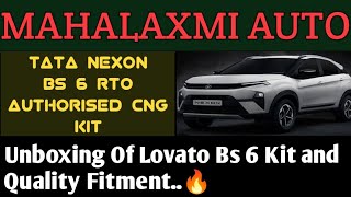 #TataNexon #BSVI #rtoapproved 🔥 #CNGkitfitment #LOVATO BRAND by MAHALAXMI AUTO CNG GAS PUNE ☘️