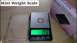 Atom 999 Electronic Digital Weight Scale Unboxing | Weight Machine for Gold, Silver, kitchen items screenshot 5
