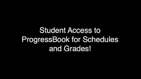 Students get in ProgressBook